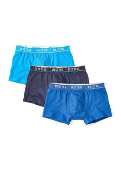 Mustang Retro pánske boxerky 3Pack modré