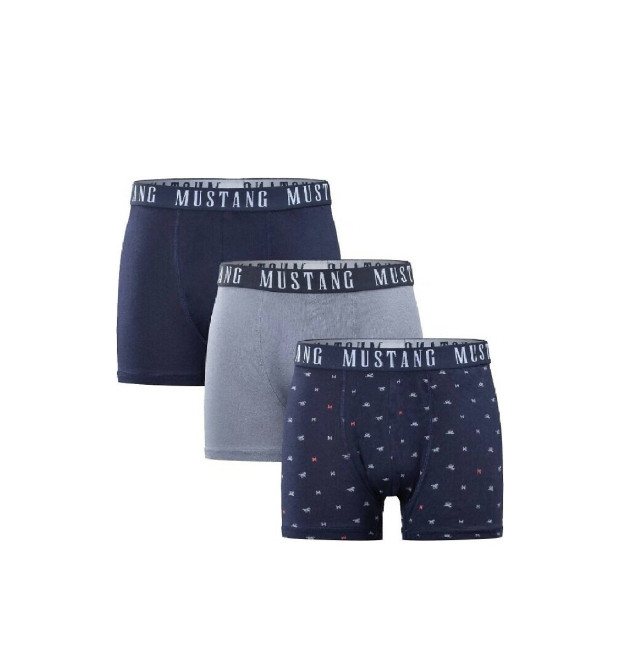 MUSTANG boxerky 3Pack modré MUSTANG boxerky 3Pack modré