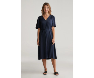 Gant športovo-elegantné midi šaty tmavomodré