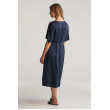 Gant športovo-elegantné midi šaty tmavomodré Gant športovo-elegantné midi šaty tmavomodré