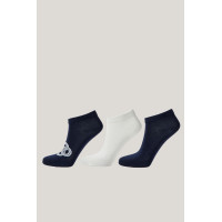 Gant dámske členkové ponožky modré/biele 3pack