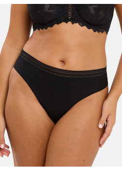 Sans Complexe hladké nohavičky čierne 2pack
