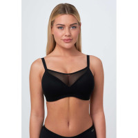 Sassa podprsenka Soft s tylom LUXURY MESH čierna Sassa podprsenka Soft s tylom LUXURY MESH čierna