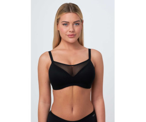 Sassa podprsenka Soft s tylom LUXURY MESH čierna