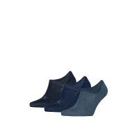 Calvin Klein pánske nízke ponožky 3-pack modré Calvin Klein pánske nízke ponožky 3-pack modré