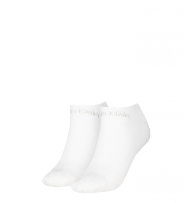 Calvin Klein dámske nízke ponožky 2-pack biele Calvin Klein dámske nízke ponožky 2-pack biele