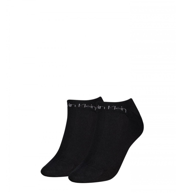 Calvin Klein dámske nízke ponožky 2-pack čierne