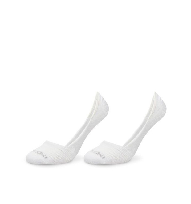 Calvin Klein dámske členkové ponožky 2-pack biele Calvin Klein dámske členkové ponožky 2-pack biele