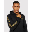 EA7 Emporio Armani pánska mikina s kapucňou čierna EA7 Emporio Armani pánska mikina s kapucňou čierna