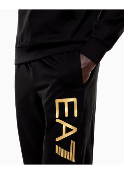 Pánske tepláky Emporio Armani čierno/zlaté