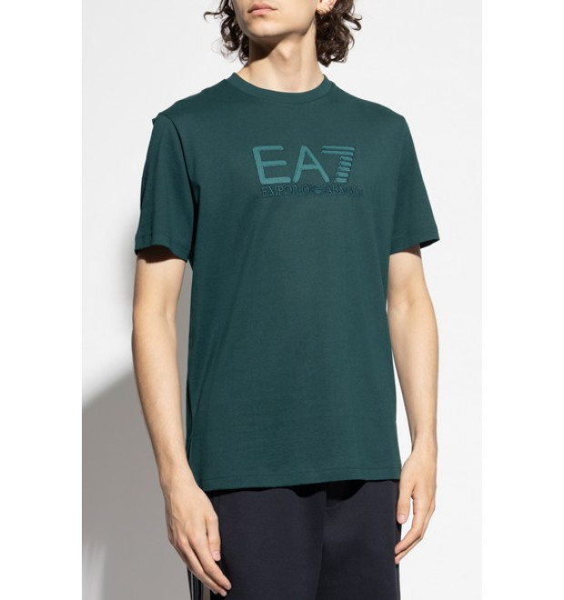 EA7 Emporio Armani pánske tričko zelená EA7 Emporio Armani pánske tričko zelená