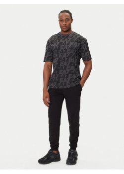 EA7 Emporio Armani pánske tričko čierno-šedá