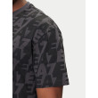 EA7 Emporio Armani pánske tričko čierno-šedá