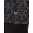EA7 Emporio Armani pánske tričko čierno-šedá