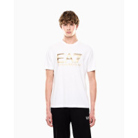 EA7 Emporio Armani pánske tričko biele EA7 Emporio Armani pánske tričko biele