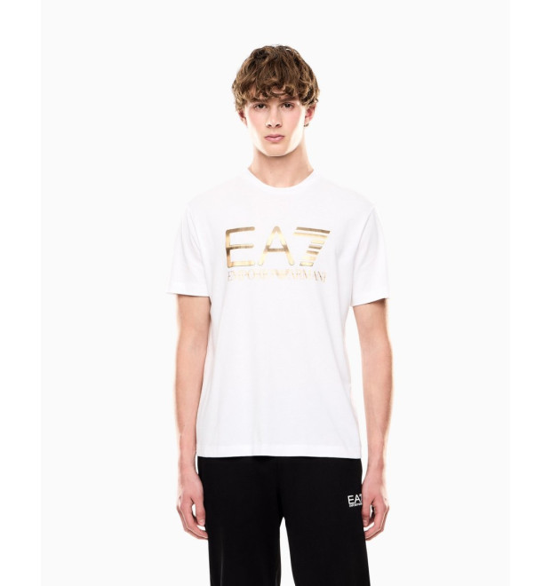 EA7 Emporio Armani pánske tričko biele EA7 Emporio Armani pánske tričko biele