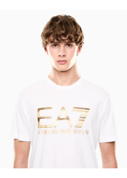 EA7 Emporio Armani pánske tričko biele