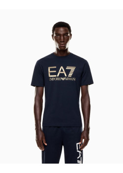 EA7 Emporio Armani pánske tričko Armani Blue modrá