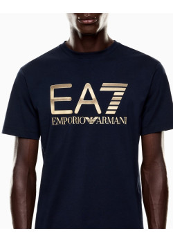 EA7 Emporio Armani pánske tričko Armani Blue modrá