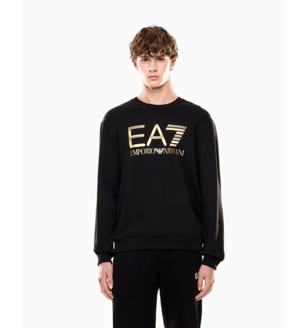 EA7 Emporio Armani pánska mikina čierna EA7 Emporio Armani pánska mikina čierna