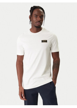 EA7 Emporio Armani pánske tričko Regular Fit biele