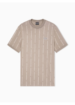 EA7 Emporio Armani Graphic Series pánske tričko béžové