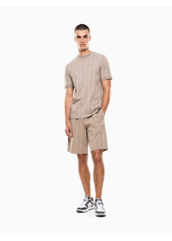 EA7 Emporio Armani Graphic Series pánske tričko béžové