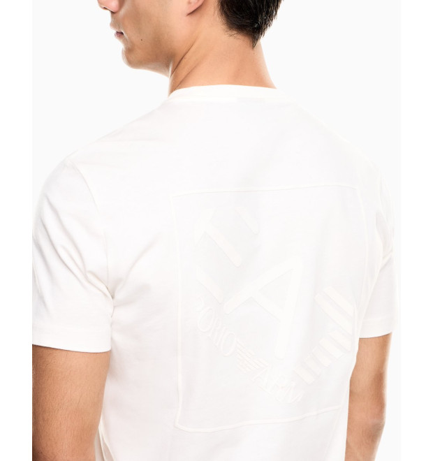 EA7 Emporio Armani tričko s logom vzadu biele EA7 Emporio Armani tričko s logom vzadu biele