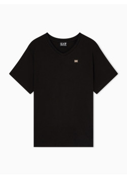 Emporio Armani Core Lady dámske tričko V-výstrih čierne