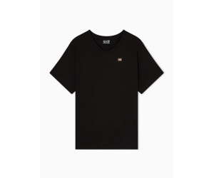 Emporio Armani Core Lady dámske tričko V-výstrih čierne
