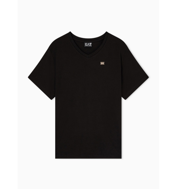 Emporio Armani Core Lady dámske tričko V-výstrih čierne