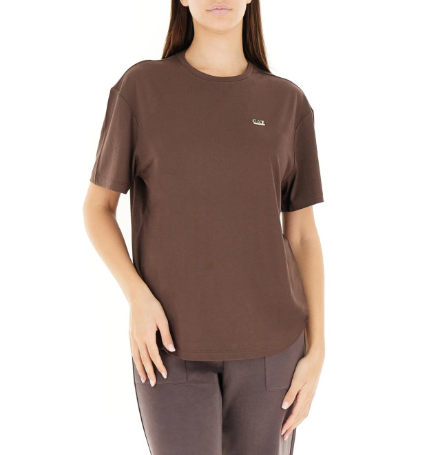 EA7 Emporio Armani Core Lady dámske tričko hnedé EA7 Emporio Armani Core Lady dámske tričko hnedé