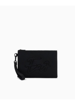 EA7 Emporio Armani taštička z neoprénu čierna