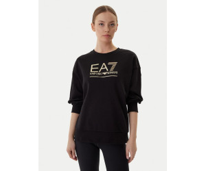EA7 Emporio Armani dámska mikina čierno-zlatá