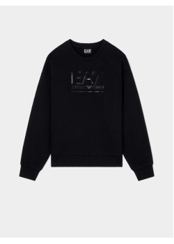 EA7 Emporio Armani dámska mikina Black beauty čierna