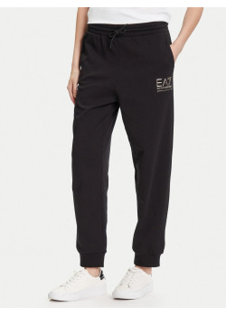 EA7 Emporio Armani dámske tepláky čierno zlatá