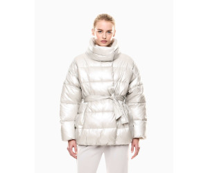 EA7 Emporio Armani dámska bunda zimná perleťová sivá