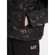 Dámska bunda Emporio Armani čierna s monogramom Dámska bunda Emporio Armani čierna s monogramom