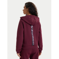 EA7 Emporio Armani dámska mikina na zips bordová EA7 Emporio Armani dámska mikina na zips bordová