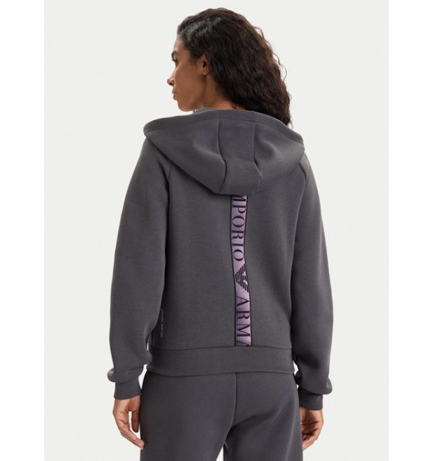 EA7 Emporio Armani dámska mikina na zips sivá EA7 Emporio Armani dámska mikina na zips sivá