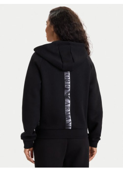 EA7 Emporio Armani dámska mikina na zips čierna