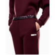 EA7 Emporio Armani dámske tepláky s dizajnovým pásom bordová EA7 Emporio Armani dámske tepláky s dizajnovým pásom bordová