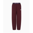 EA7 Emporio Armani dámske tepláky s dizajnovým pásom bordová EA7 Emporio Armani dámske tepláky s dizajnovým pásom bordová