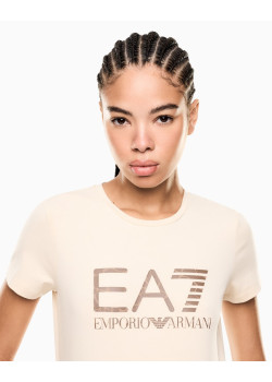 EA7 Emporio Armani GS tričko béžové