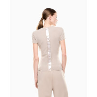 Dámske tričko Emporio Armani sivé Dámske tričko Emporio Armani sivé