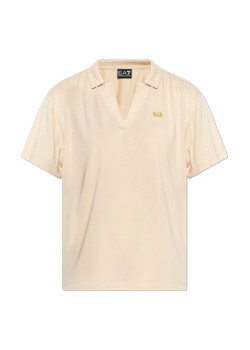 EA7 Emporio Armani Core Lady polo tričko béžové