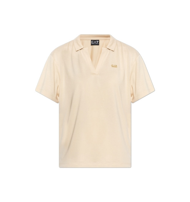 EA7 Emporio Armani Core Lady polo tričko béžové