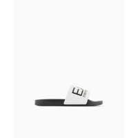 EA7 Emporio Armani pánske šľapky čierne/biele EA7 Emporio Armani pánske šľapky čierne/biele