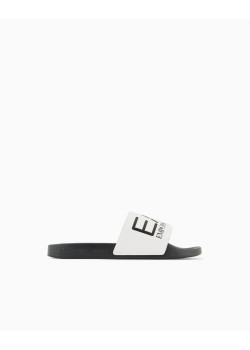 EA7 Emporio Armani pánske šľapky čierne/biele