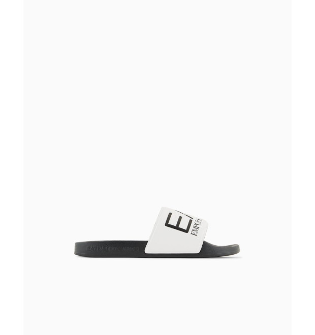 EA7 Emporio Armani pánske šľapky čierne/biele EA7 Emporio Armani pánske šľapky čierne/biele